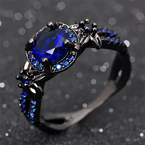 Ring Ringe Damen Bijouterie Herren Luxus Weiblicher Grüner Runder Stein Ring Charme Schwarz Gold Eheringe Für Frauen Versprechen Liebe Blume Verlobungsring 5 Blau Ring Ringe Damen Bijouterie Herren Luxus Weiblicher Grüner Runder Stein Ring Charme Schwarz Gold Eheringe Für Frauen Versprechen Liebe Blume Verlobungsring 5 Blau von efswagsd