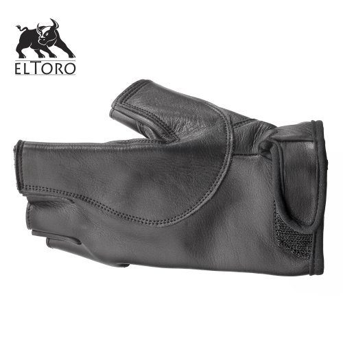 elToro Bogenhandschuh Panther für die linke Hand (XL); Linkshänder Handschuh; Zubehör für den Bogensport, Pfeil und Bogen von elToro
