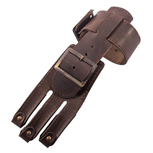 elToro Prime Schießhandschuh Membre Luxe, Schutz beim Bogenschießen, Fingerschutz, Sicherheit, hochwertiges Leder (M, Links) von elToro