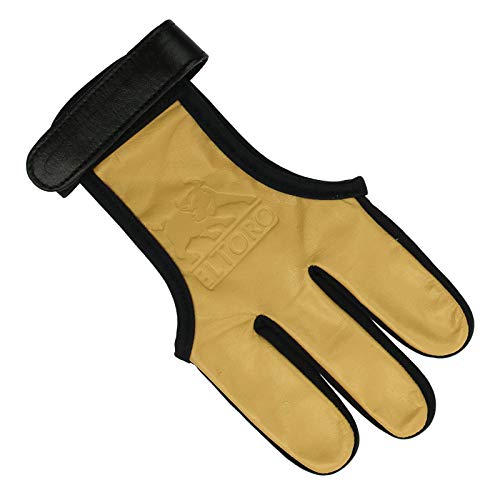 elToro Prisma II - Schießhandschuh - Farbe: Gelb - Größe: L; Zubehör Bogenschießen, Pfeil und Bogen, Bogensport, Handschuh von elToro