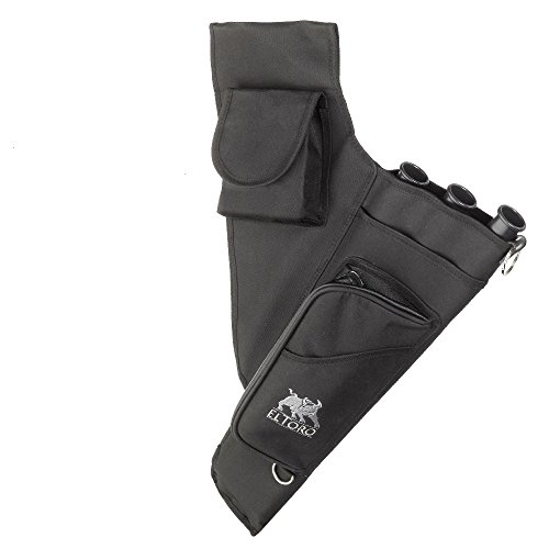 elToro Seitenköcher Sport Deluxe 1 mit 2 Taschen und 3 Röhren - schwarz elToro Seitenköcher Sport Deluxe 1 mit 2 Taschen und 3 Röhren - schwarz von elToro