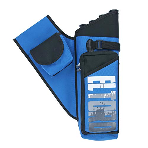 elToro Sport Deluxe II - Seitenköcher | Farbe: Himmelblau; Zubehör Bogenschießen, Pfeil und Bogen, Bogensport, Köcher mit aufgesetzter Tasche elToro Sport Deluxe II - Seitenköcher | Farbe: Himmelblau; Zubehör Bogenschießen, Pfeil und Bogen, Bogensport, Köcher mit aufgesetzter Tasche von elToro