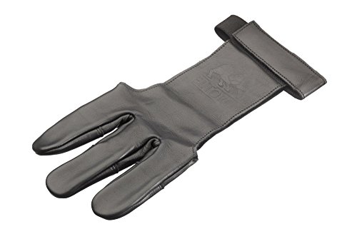 elToro Traditioneller Schießhandschuh Black LARP (XL), Schutz für Finger beim Bogenschießen, Zubehör für Pfeil und Bogen von elToro