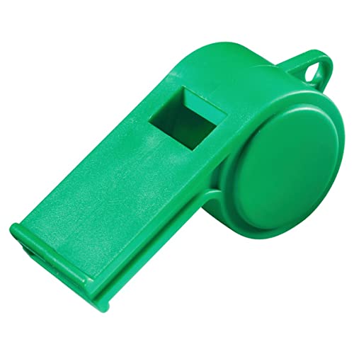 Trillerpfeife aus langlebigen Kunststoff perfekt für die WM, EM 24, ohne Kordel (grün) von elasto form