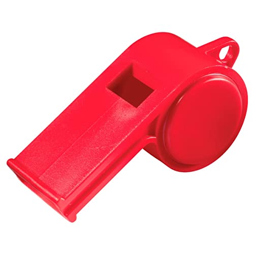 Trillerpfeife aus langlebigen Kunststoff perfekt für die WM, EM 24, ohne Kordel (rot) von elasto form