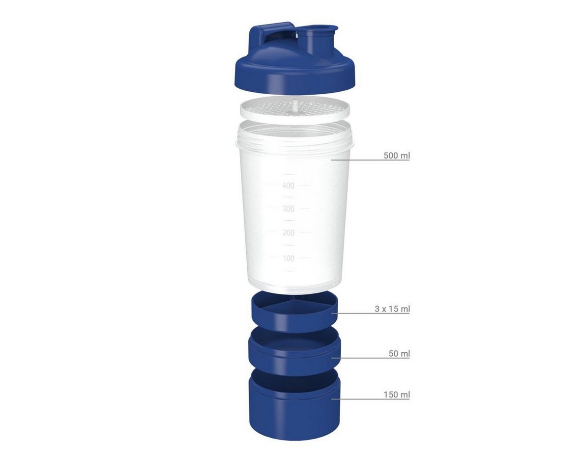 elasto Protein Shaker 400ml Fitness shaker mit 3 Fächern inkl. Sieb und Skala, Shaker für Eiweiß- & Sportgetränke, auslaufsicher, einfache Reinigung elasto Protein Shaker 400ml Fitness shaker mit 3 Fächern inkl. Sieb und Skala, Shaker für Eiweiß- & Sportgetränke, auslaufsicher, einfache Reinigung von elasto