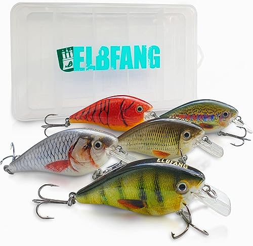 ELBFANG Crankbait Wobbler Set | 13g | 7,5cm | Barsch-Hecht-Angelköder | Kunstköder Set ELBFANG Crankbait Wobbler Set | 13g | 7,5cm | Barsch-Hecht-Angelköder | Kunstköder Set von elbfang