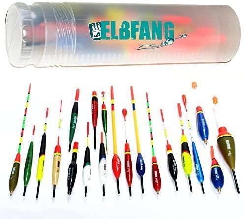 elbfang 20 TLG Posen-Set | Knicklichtposen Feststellposen Laufposen| Posenset zum Angeln elbfang 20 TLG Posen-Set | Knicklichtposen Feststellposen Laufposen| Posenset zum Angeln von elbfang
