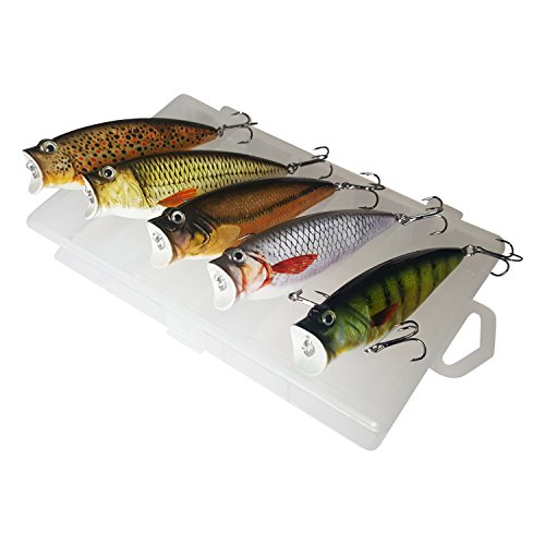 Popper WOBBLER Angel-Set | RAUBFISCH KÖDER Box | HECHT, BARSCH, Zander Angeln Popper WOBBLER Angel-Set | RAUBFISCH KÖDER Box | HECHT, BARSCH, Zander Angeln von elbfang