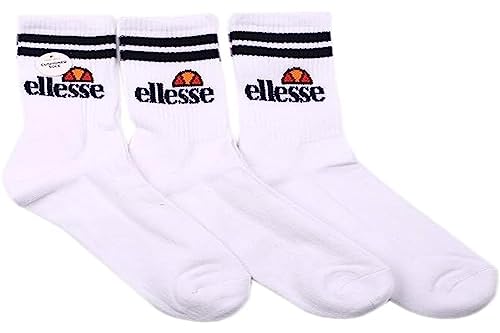 Ellesse Pullo 3 Pack Socks Damen Socken weiß, Gr.45/47 EU von Ellesse