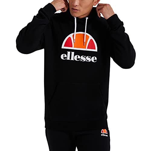 ellesse Mens Dahryl OH Hoody Kapuzenpullover, Black, MED von Ellesse