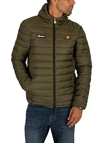 Ellesse Mens Lombardy Padded Jacket Mantel, Khaki, SML Ellesse Mens Lombardy Padded Jacket Mantel, Khaki, SML von Ellesse