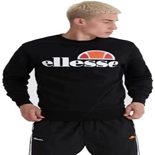 Ellesse Mens SL Succiso Sweatshirt, Black, LGE von Ellesse