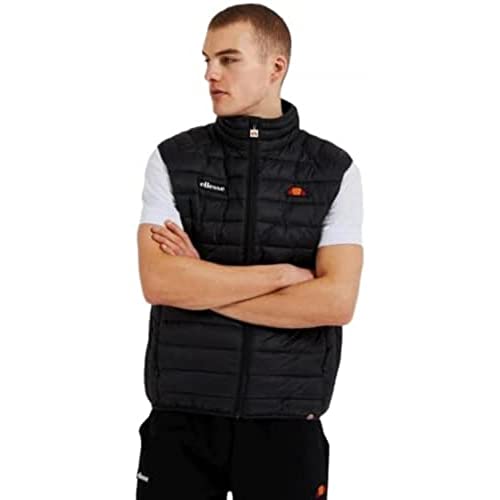 ellesse Herren Weste, Normale Passform, Polyester, Schwarz, XS von Ellesse