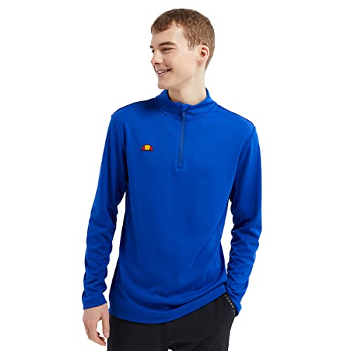 Ellesse Herren Rolbi Anti-Odour 1/2 Zip-Golf-Pullover - Blau - M von Ellesse