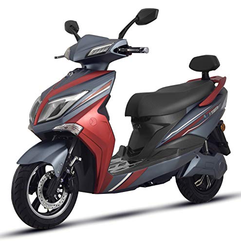 Elektroroller Hawk, E-Roller 45 km/h, 60 km Reichweite, 72V/20Ah Blei-Gel-Akku, 3000 Watt, E-Roller mit Straßenzulassung, Sitz, Elektro-Motorroller, Elektro Roller, E-Roller kaufen, schwarz/rot Elektroroller Hawk, E-Roller 45 km/h, 60 km Reichweite, 72V/20Ah Blei-Gel-Akku, 3000 Watt, E-Roller mit Straßenzulassung, Sitz, Elektro-Motorroller, Elektro Roller, E-Roller kaufen, schwarz/rot von elrofu