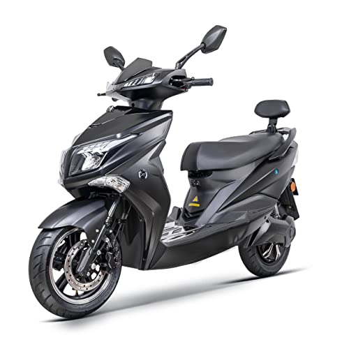 E-Motorrad 125 Angry Hawk, 80 km/h, 4000 Watt, Lithium-Akku, Elektro Roller 125 CCM, Elektro Motorrad 125, 125er Elektroroller, E-Roller 125er, E-Roller mit Straßenzulassung, Elektroroller, Schwarz E-Motorrad 125 Angry Hawk, 80 km/h, 4000 Watt, Lithium-Akku, Elektro Roller 125 CCM, Elektro Motorrad 125, 125er Elektroroller, E-Roller 125er, E-Roller mit Straßenzulassung, Elektroroller, Schwarz von elrofu