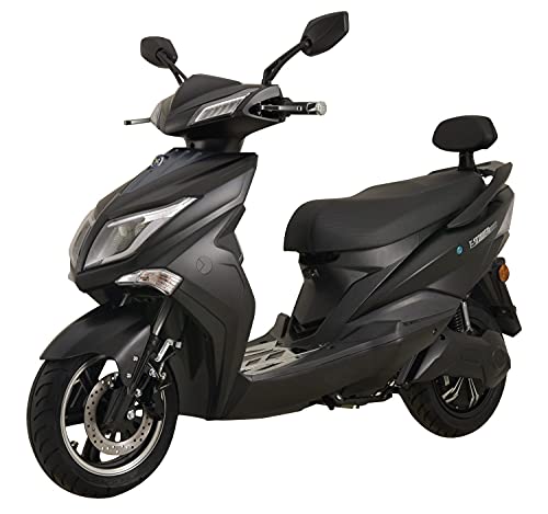 elrofu Elektroroller Hawk 3000 E Roller Elektro mit Straßenzulassung 45 km/h, Mattschwarz elrofu Elektroroller Hawk 3000 E Roller Elektro mit Straßenzulassung 45 km/h, Mattschwarz von elrofu