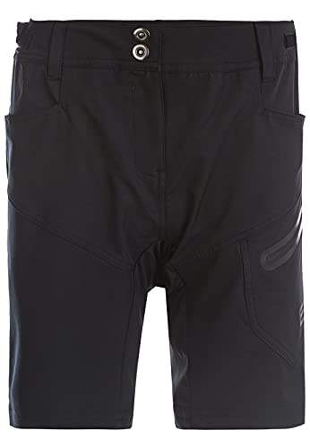 ENDURANCE Damen Radhose Jamilla W 2 in 1 Shorts 1001 Black 44 von ENDURANCE