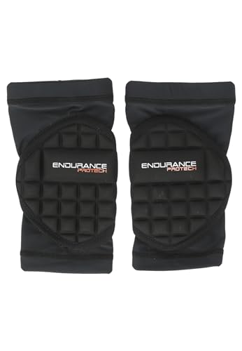 Endurance Jungen PROTECH Knieschutz, Black, S Endurance Jungen PROTECH Knieschutz, Black, S von Endurance