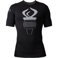 entorch Performance kurzarm Kompressionsshirt 00 - black L von entorch