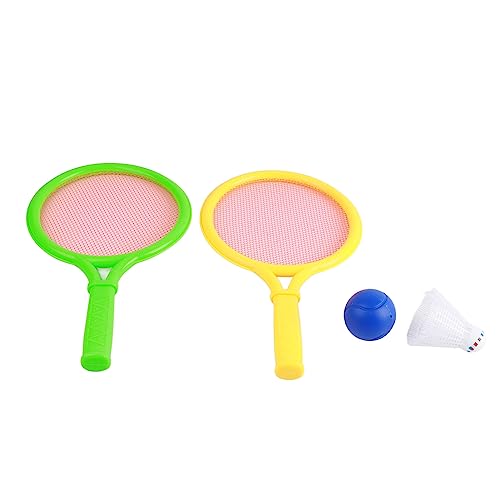 Kinder-Tennisschläger-Set, ABS-Badmintonschläger-Set, tragbares Kinder-Lernsportspiel für den Innen- und Außenbereich von equlup