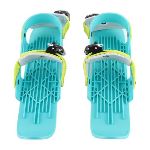 Mini-Ski-Skates, Mini-Ski-Schuhe, verstellbare Skiboards, zur Befestigung an Skischuhen, Snowskates, Snowblades, Skiboards für Abfahrtspisten, Wintersport (Bunt) von equlup