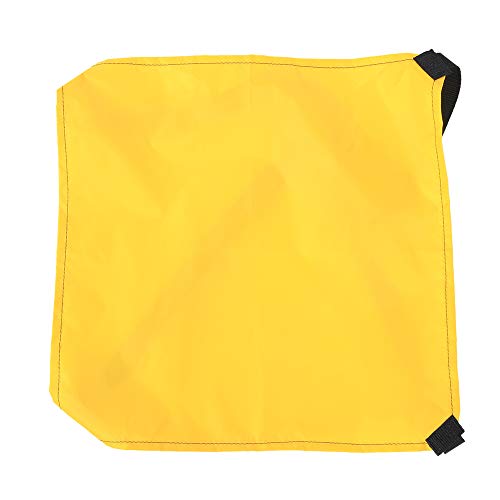 Schwimm-Widerstandsgürtel, Nylon-Krafttrainingsgürtel, gelb und schwarz, Schwimm-Trainingsgeschirr, Widerstandsgürtel mit Netztasche zum Schwimmen (Large Yellow) von equlup