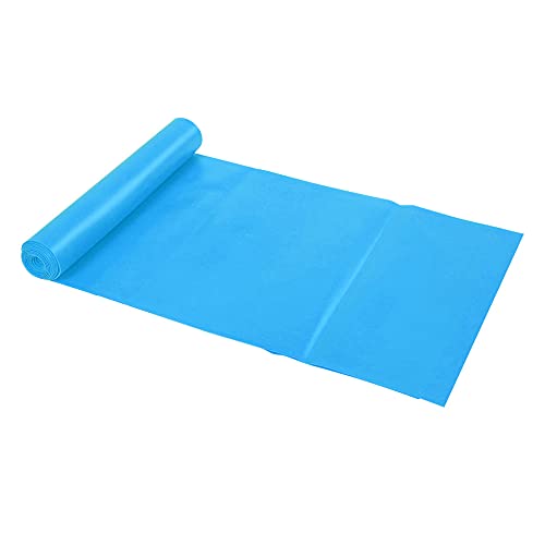 Yoga-Band, 1,2 m, Yoga-Zugseil, elastisches Latex, weiche Übungsbänder, tragbares Bodybuilding-Band, Fitness-Workout-Ausrüstung für Yoga im Fitnessstudio (Sky Blue) von equlup