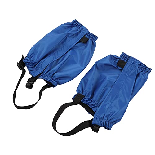 equlup Klettergamaschen, 1 Paar wasserdichte Polyesterfaser-Beinschutzabdeckung, Legging-Gamaschen für Bergsteigen, Wandern, Angeln (Blue) von equlup