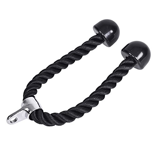 equlup Trizepsseil, Kabelbefestigung, Bizeps, Trizeps, Spannseil, Bodybuilding, Push-Pull-Push-Push-Kabel, Befestigung für Fitnessstudio, Workout, Übung von equlup