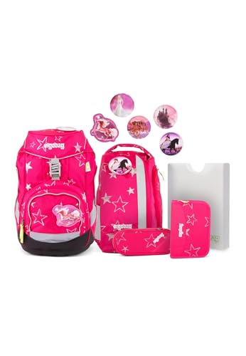 Ergobag CinBärella Schulrucksack-Set, 6tlg, pink Ergobag CinBärella Schulrucksack-Set, 6tlg, pink von ergobag