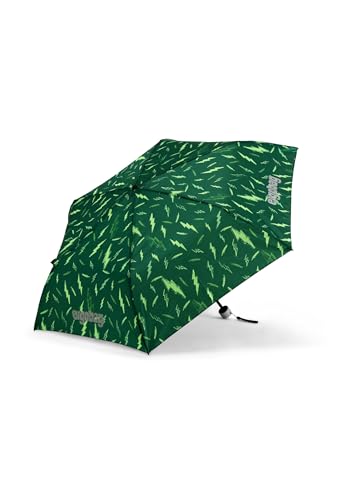 ergobag Regenschirm Kinderschirm für die Schultasche, ultraleicht und klein mit Tasche, reflektierend windfest Bärtastisch - Grün ergobag Regenschirm Kinderschirm für die Schultasche, ultraleicht und klein mit Tasche, reflektierend windfest Bärtastisch - Grün von ergobag
