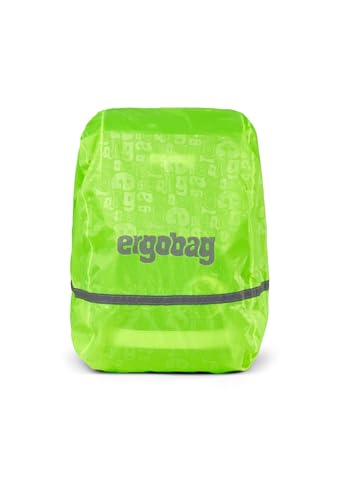 ergobag Regenschutz für Schulranzen und Rucksack, wasserdicht, mit Reflektoren und Gummizug Grün - Hellgrün ergobag Regenschutz für Schulranzen und Rucksack, wasserdicht, mit Reflektoren und Gummizug Grün - Hellgrün von ergobag