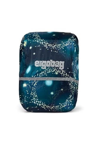 ergobag Regenschutz für Schulranzen und Rucksack, wasserdicht, mit Reflektoren und Gummizug Weltraum - Dunkelblau ergobag Regenschutz für Schulranzen und Rucksack, wasserdicht, mit Reflektoren und Gummizug Weltraum - Dunkelblau von ergobag