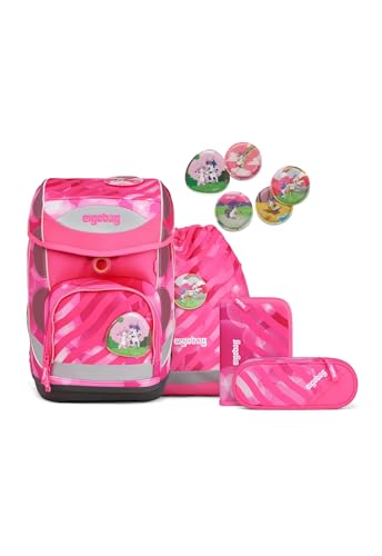 ergobag cubo Set ergonomischer Schulrucksack Klassisch 6-teilig 1. Klasse Grundschule von ergobag