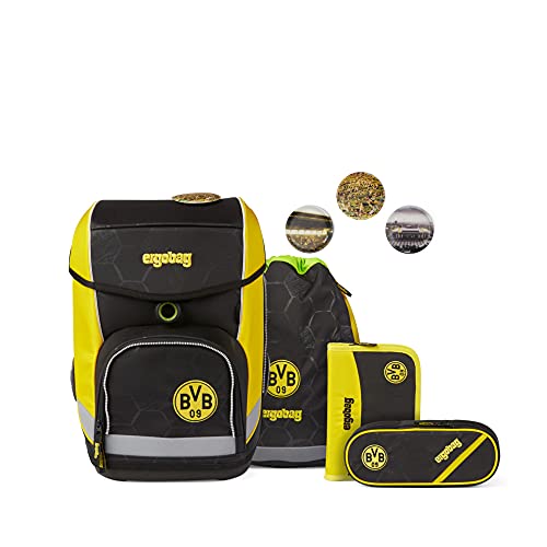 ergobag cubo Set ergonomischer Schulrucksack Klassisch 6-teilig 1. Klasse Grundschule von ergobag