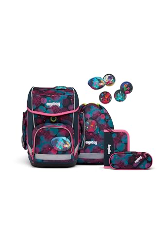 ergobag cubo Set ergonomischer Schulrucksack Klassisch 6-teilig 1. Klasse Grundschule von ergobag