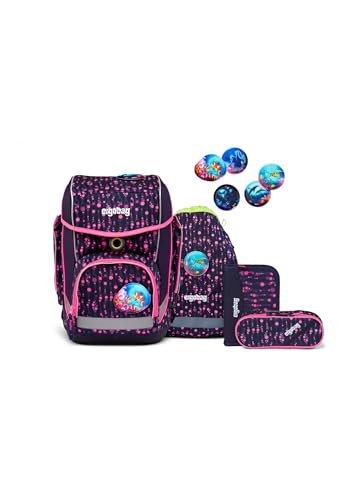 ergobag cubo Set ergonomischer Schulrucksack, Set 5-teilig, Bärmuda Viereck - Lila ergobag cubo Set ergonomischer Schulrucksack, Set 5-teilig, Bärmuda Viereck - Lila von ergobag