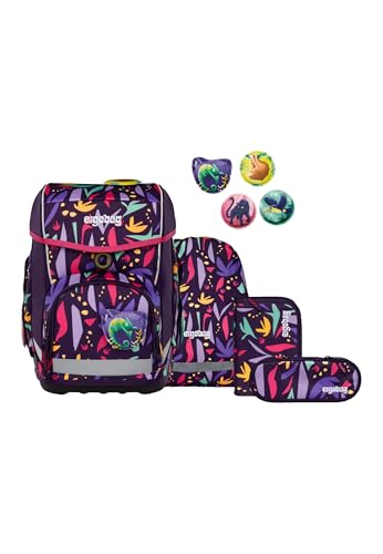 ergobag cubo Set ergonomischer Schulrucksack Klassisch 5-teilig 1. Klasse Grundschule für Mädchen und Jungen ergobag cubo Set ergonomischer Schulrucksack Klassisch 5-teilig 1. Klasse Grundschule für Mädchen und Jungen von ergobag