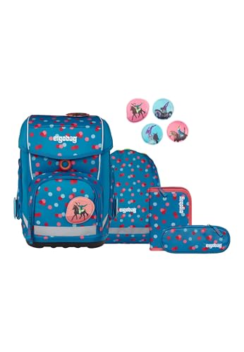 ergobag cubo Set ergonomischer Schulrucksack Klassisch 5-teilig 1. Klasse Grundschule für Mädchen und Jungen ergobag cubo Set ergonomischer Schulrucksack Klassisch 5-teilig 1. Klasse Grundschule für Mädchen und Jungen von ergobag