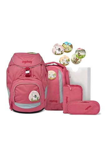 ergobag Pack von The Flexible School Backpack Uni Kinder, Lamas im Bären-Pyjama, Rosa, Taille unique, Sporty ergobag Pack von The Flexible School Backpack Uni Kinder, Lamas im Bären-Pyjama, Rosa, Taille unique, Sporty von ergobag