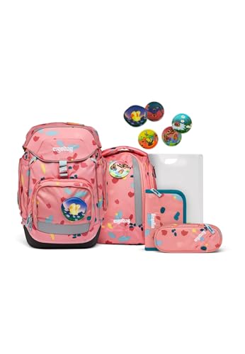 ergobag pack Set ergonomischer Schulrucksack, 6-teilig, ZitronenfaltBär - Rosa, Einheitsgröße ergobag pack Set ergonomischer Schulrucksack, 6-teilig, ZitronenfaltBär - Rosa, Einheitsgröße von ergobag