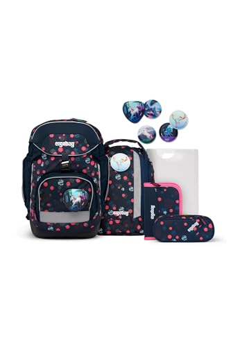 ergobag pack Set ergonomischer Schulrucksack, 6-teilig, PhantBärsiewelt - Lila, Einheitsgröße ergobag pack Set ergonomischer Schulrucksack, 6-teilig, PhantBärsiewelt - Lila, Einheitsgröße von ergobag