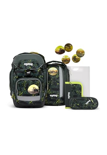 ergobag pack Set ergonomischer Schulrucksack, 6-teilig, MähdreschBär - Grau, Einheitsgröße ergobag pack Set ergonomischer Schulrucksack, 6-teilig, MähdreschBär - Grau, Einheitsgröße von ergobag