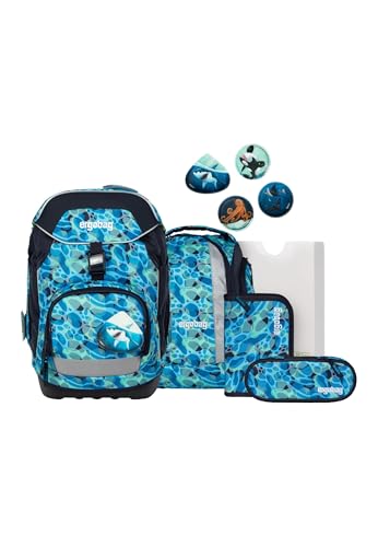 ergobag pack Set ergonomischer Schulrucksack Flexibel 6-teilig Set 1. Klasse Grundschule für Mädchen und Jungen ergobag pack Set ergonomischer Schulrucksack Flexibel 6-teilig Set 1. Klasse Grundschule für Mädchen und Jungen von ergobag