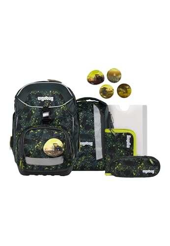 ergobag pack Set ergonomischer Schulrucksack Flexibel 6-teilig Set 1. Klasse Grundschule für Mädchen und Jungen ergobag pack Set ergonomischer Schulrucksack Flexibel 6-teilig Set 1. Klasse Grundschule für Mädchen und Jungen von ergobag