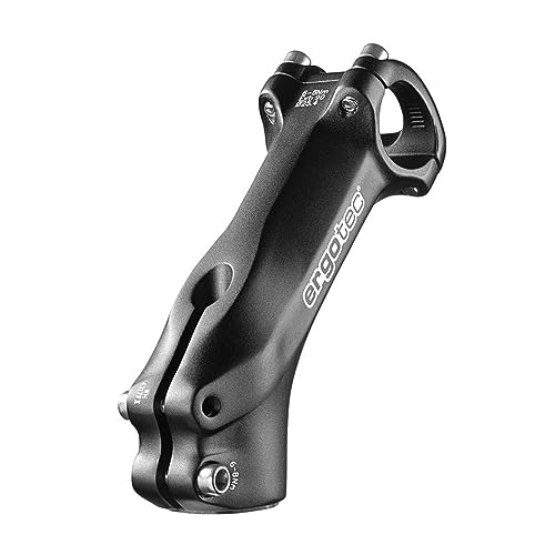 ergotec Unisex Ahead-stængler -stilk høj-karisma 25,4 / aluminium Al6061-t6, 45° Vorbaute, Schwarz, 90mm EU von ergotec