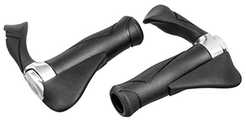 ergotec AKSB 10 Multi-Flex Lenkergriffe (MTB), Variant:schwarz/Silber (130/87 mm) ergotec AKSB 10 Multi-Flex Lenkergriffe (MTB), Variant:schwarz/Silber (130/87 mm) von ergotec