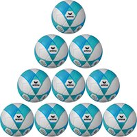 10er Ballpaket erima Hybrid Lite 290g Leicht-Fußball curacao/petrol 5 von erima